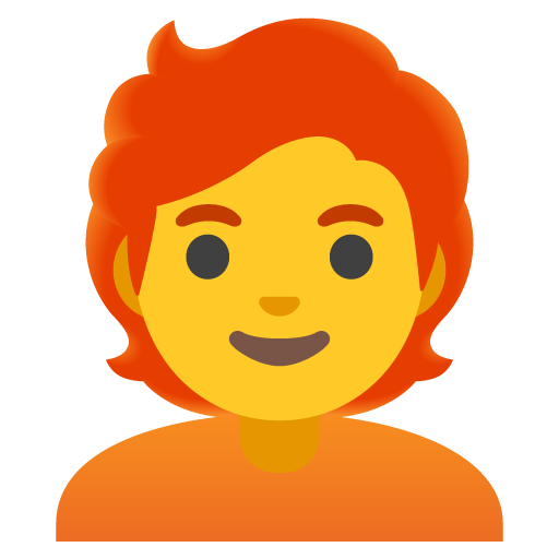 Person: red hair