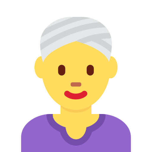 Woman wearing turban