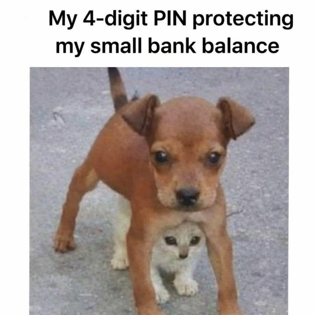 When Your Pin Is Stronger Than Your Bank Balance π