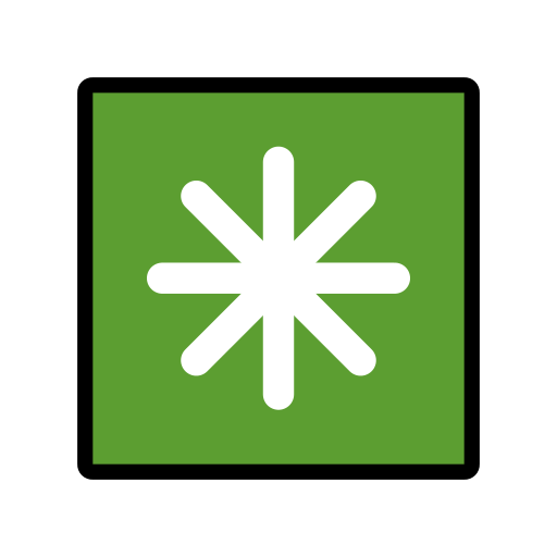 Eight-spoked asterisk
