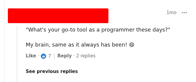 The Original IDE: Your Brain