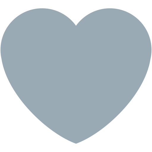 Grey heart