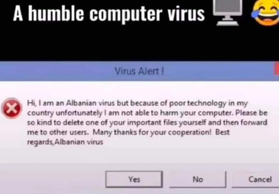 Humble Albanian Virus