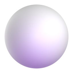 White circle
