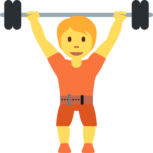Person lifting weights