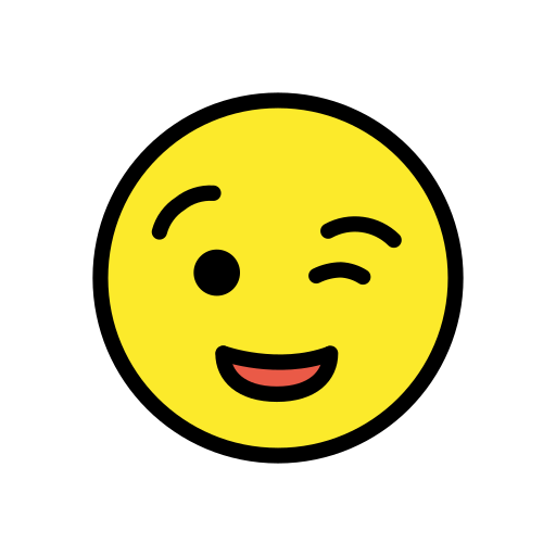 Winking face