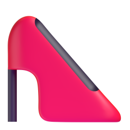 High-heeled shoe