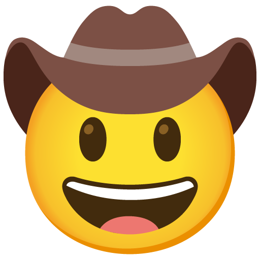 Cowboy hat face