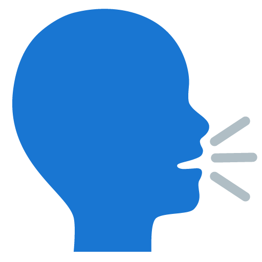 Speaking head