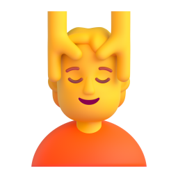 Person getting massage