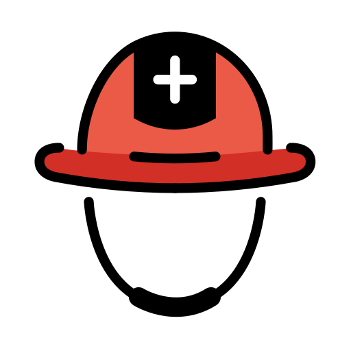 Rescue worker’s helmet
