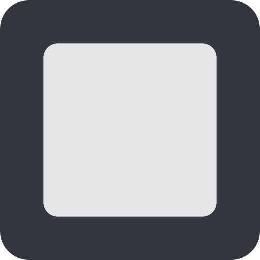 Black square button