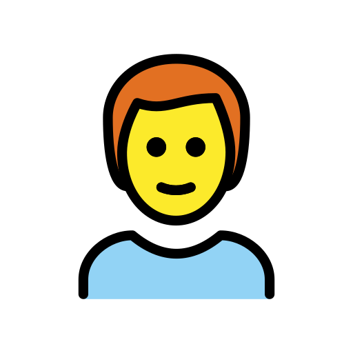 Man: red hair