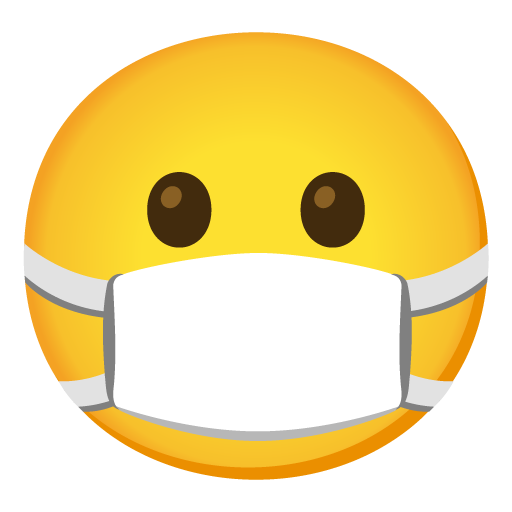 Face with medical mask