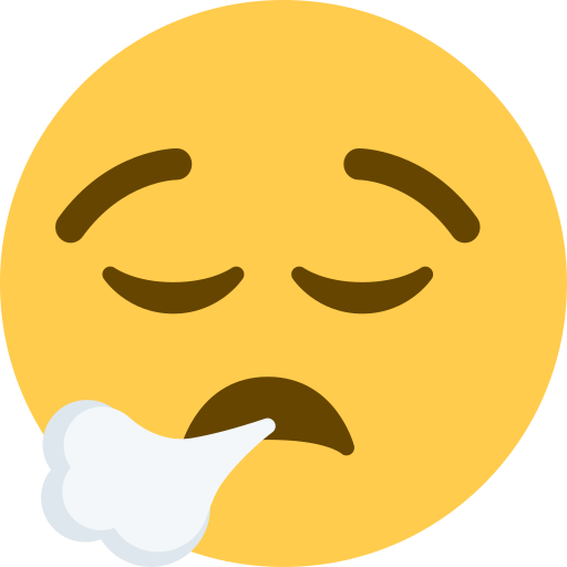 Face exhaling