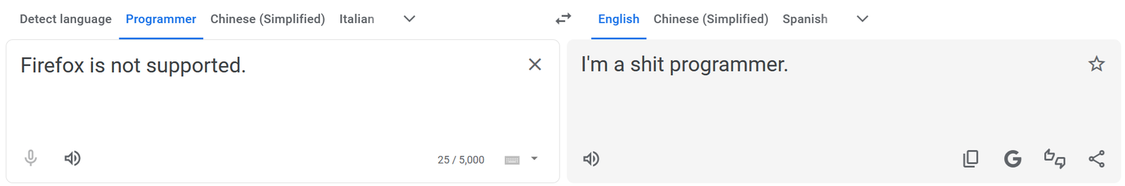 When Google Translate Reads Your Commit History