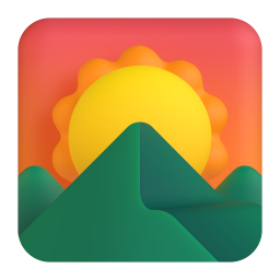 Sunrise over mountains