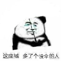 这座城.多了个没伞的人