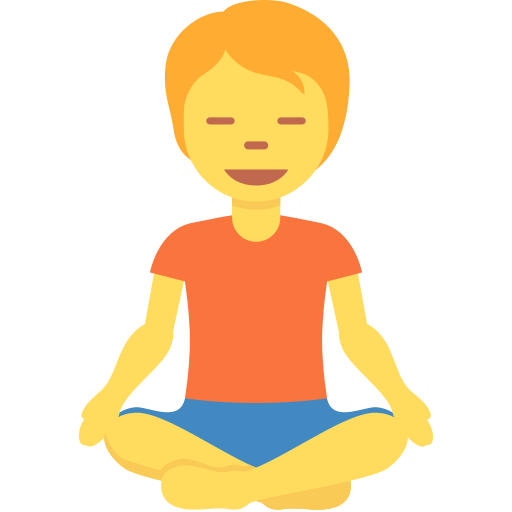 Person in lotus position