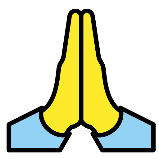 Folded hands