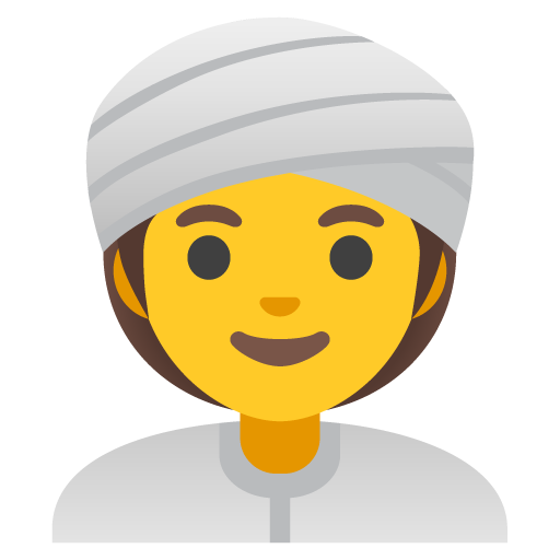 Woman wearing turban