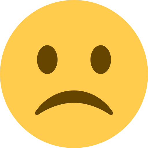 Frowning face
