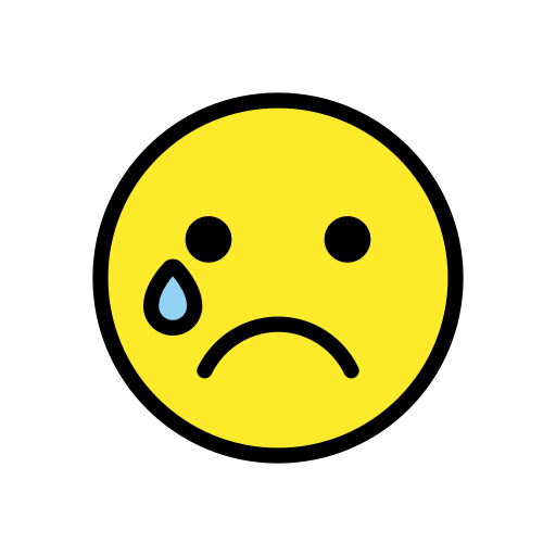 Crying face