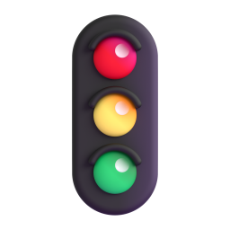 Vertical traffic light