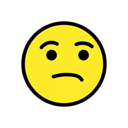 Unamused face