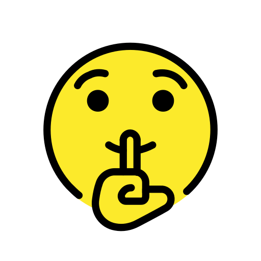 Shushing face