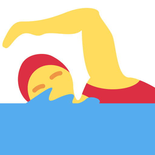 Woman swimming