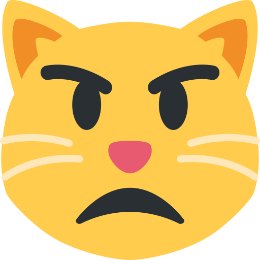 Pouting cat