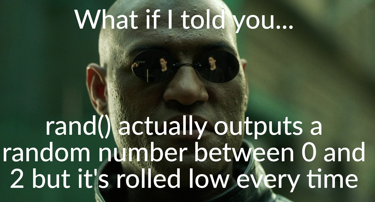 What If I Told You Random Isn't Random