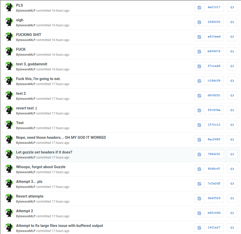 3 days without a StackOverflow reply---tried to take matters into my own hands
