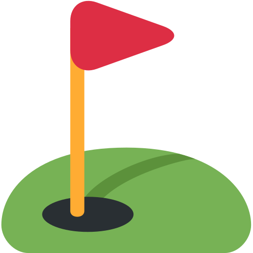 Flag in hole