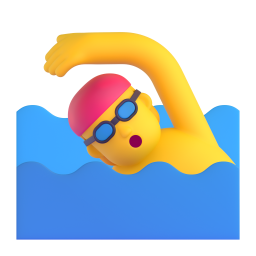 Person swimming