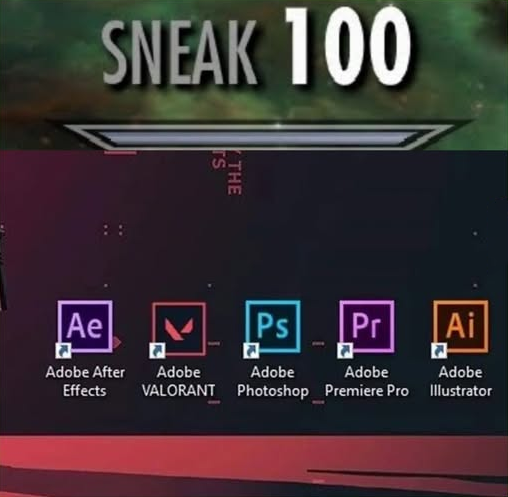 Stealth Gaming: The Adobe Suite Edition