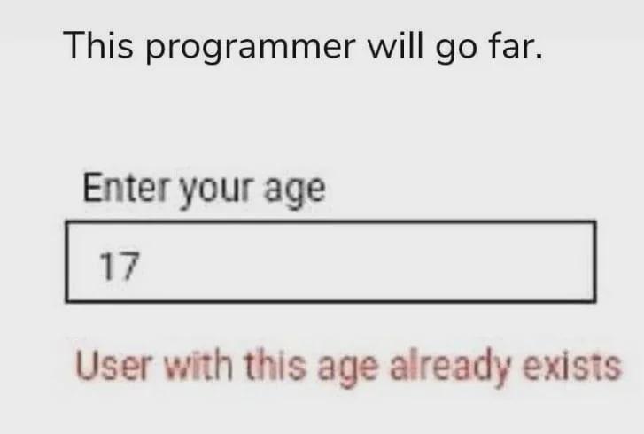 Set Age As Primary Key