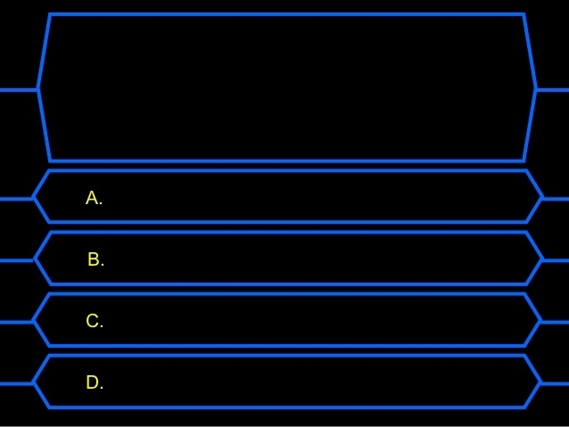 Who Wants To Be A Millionaire Question