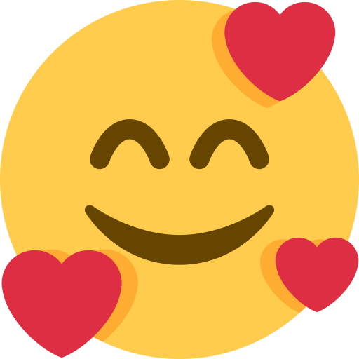 Smiling face with hearts
