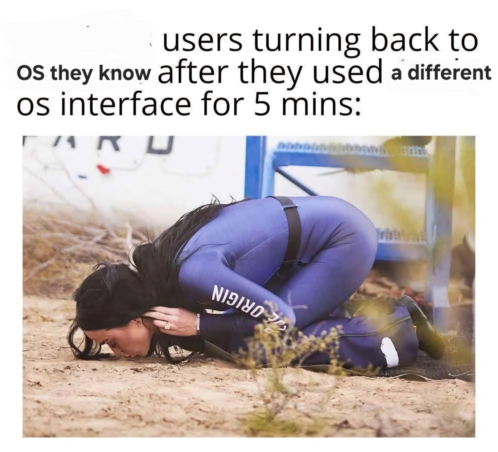 The OS Comfort Zone Collapse