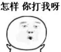 怎样,你打我呀
