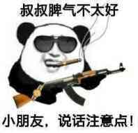 叔叔脾气不太好,小朋友,说话注意点!